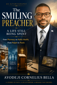 Book cover of The Smiling Preacher: A Life Still Being Spent by Ayodeji Cornelius Bella
