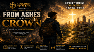 Cover of From Ashes to a Crown, a Christian graphic novel by Cornelius Bella